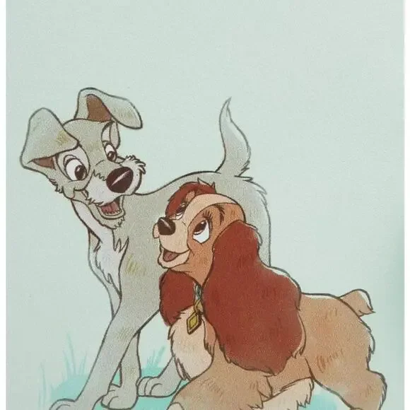 NWT Loungefly Disney Lady And The Tramp Window Kiss Mini Backpack - Picture 4 of 6